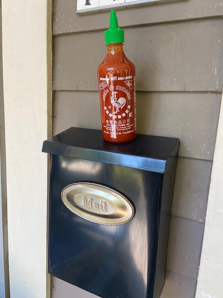 Sriracha bottle
